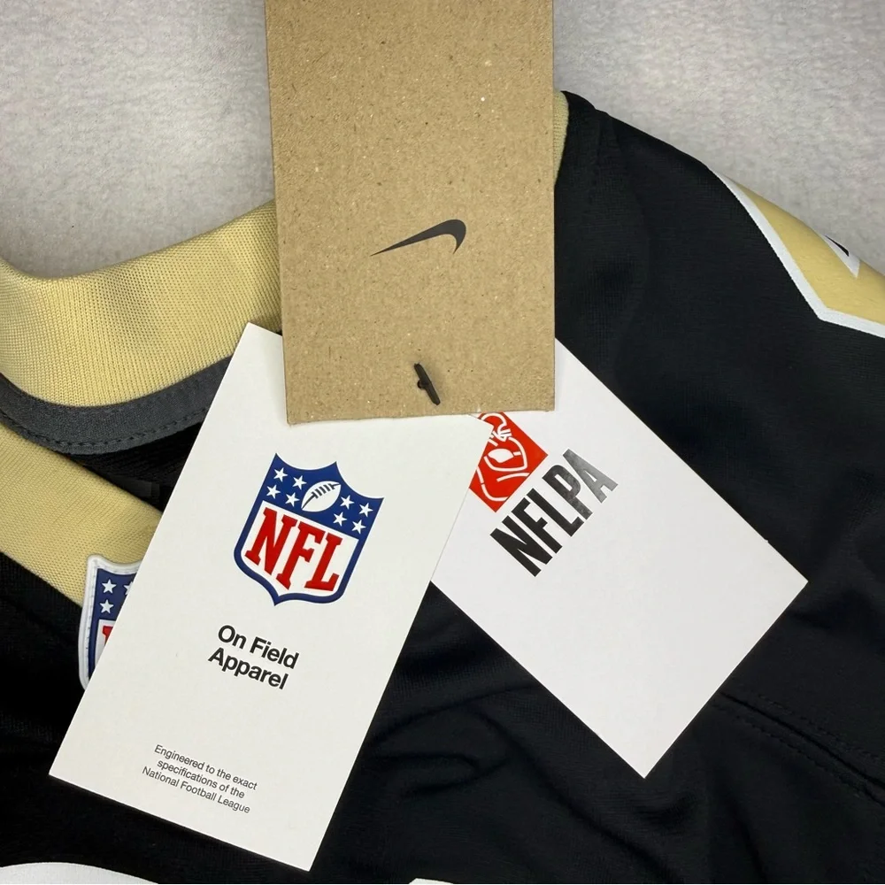 NWT Nike Saints Kamara‎ #41 Jersey Black Size Large NFL On Field